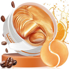 LANBENA parches oculares con vitamina C para ojeras ilustrando brillo