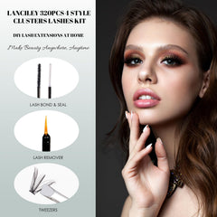 Lanciley remover safely dissolves adhesive without residue, protecting natural lashes.