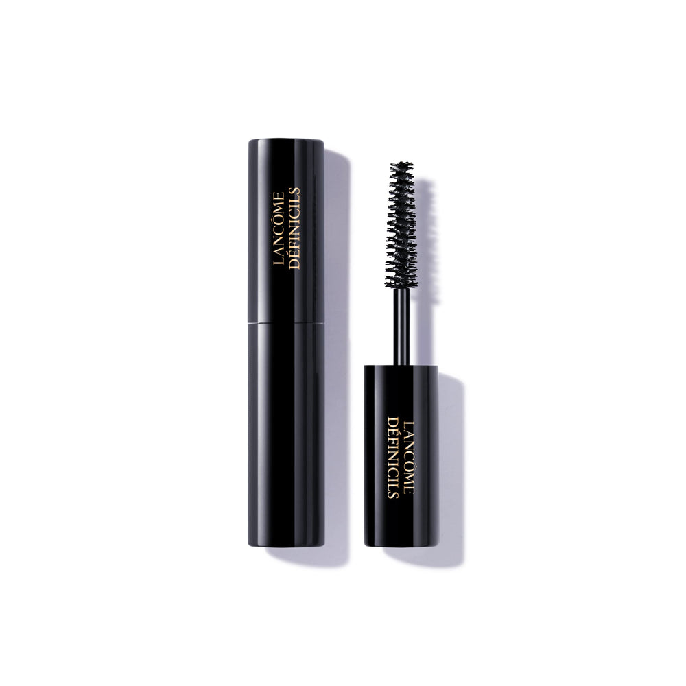 Lancôme Définicils travel-size pack for on-the-go lash definition.