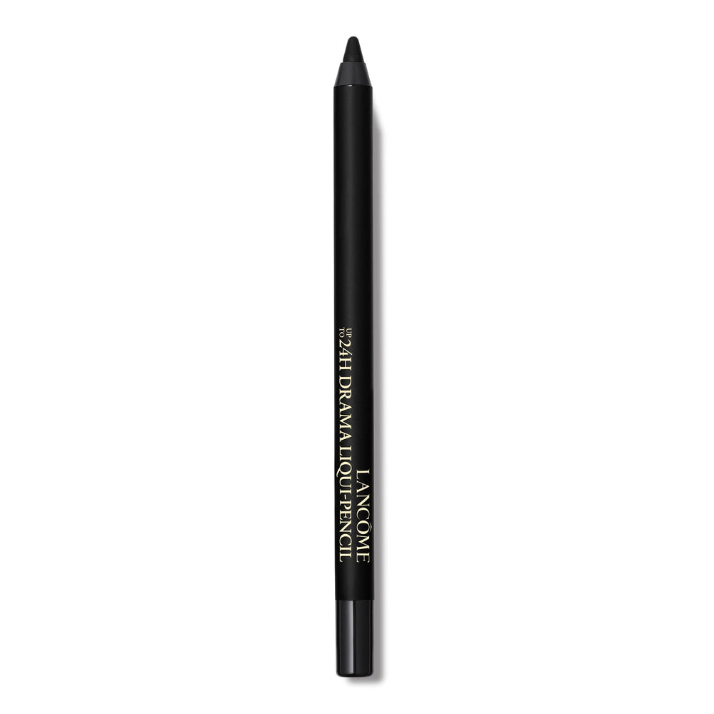 Lancôme Drama Waterproof Eyeliner Pencil Café Noir closeup showing rich pigment for precise lining