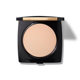 Lancôme Dual Finish powder compact open showing wet and dry versatility for use