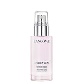 Lancôme Hydra Zen Glow Moisturizer bottle pump demonstrates hydration on skin