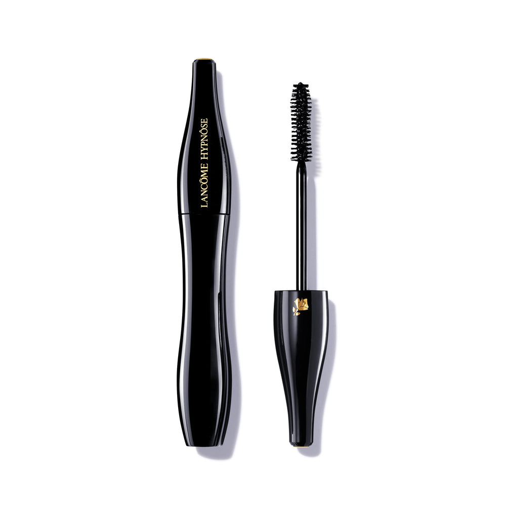 Lancôme Hypnôse mascara bottle with a sleek black finish enabling versatile volume.