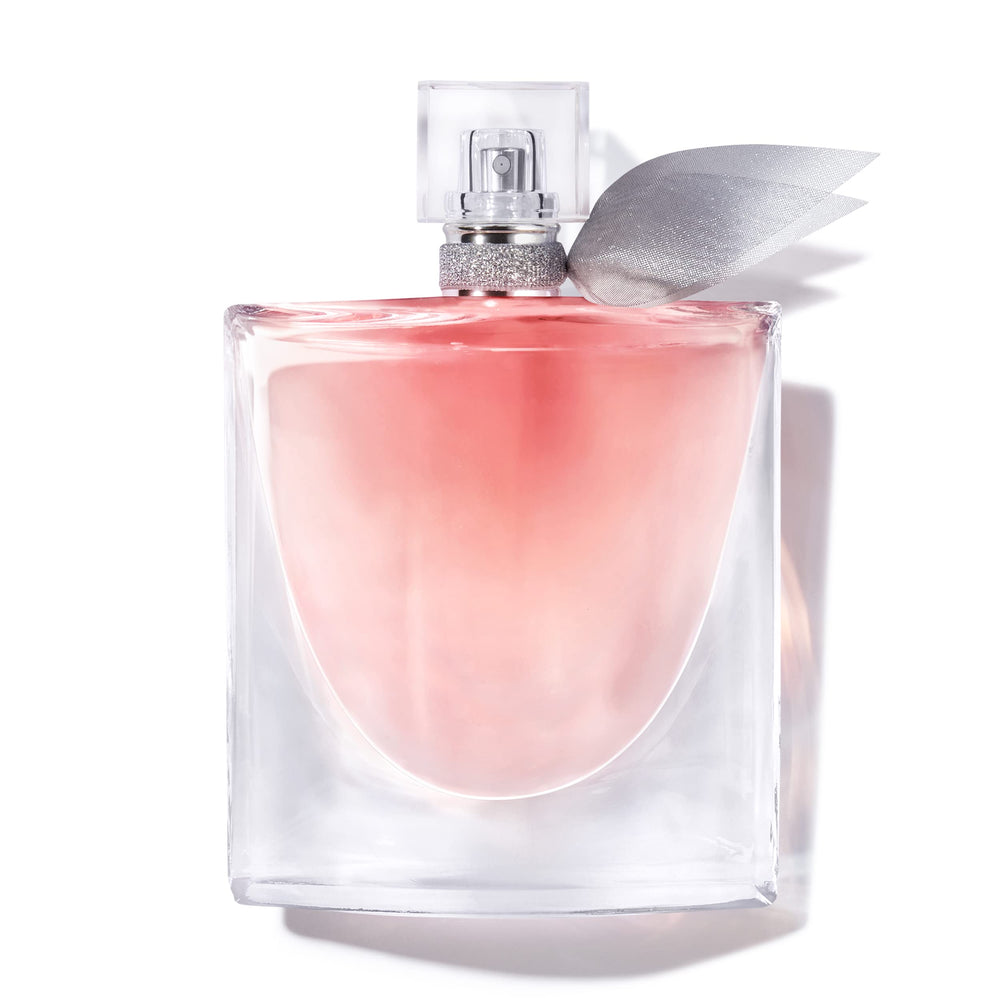 Lancôme La Vie Est Belle bottle front view, premium fragrance display for vanity