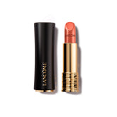 Lancôme L'Absolu Rouge lipstick tube in Crème de Marron with smooth glide and lasting color.