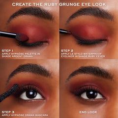 Lancôme Le Stylo Pencil lash-line precision swatch for tight, clean definition.