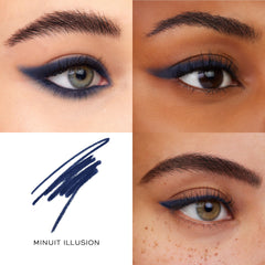 Lancôme Le Stylo near eye waterline demonstrates waterproof use.