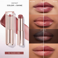 Lancôme Lip Idôle Butterglow provides 24-hour hydration.