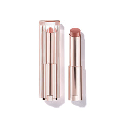 Lancôme Lip Idôle Butterglow balm applying for instant shine and 24-hour hydration