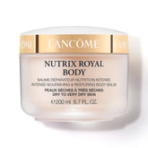 Lancôme Nutrix Royal Body Butter jar delivering rich hydration and comfortable softness.