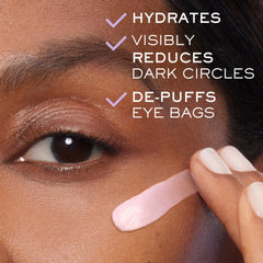 Lancôme Rénergie jar emphasizes caffeine and linseed as active ingredients.