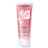 Lancôme Rose Exfoliating Scrub with real sugar grains for smooth, luminous skin.