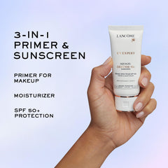 Lancome UV Expert SPF 50 application demonstrates breathable shield.