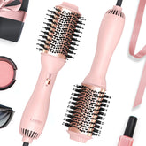 LANDOT hair blow dryer brush with oval 60mm barrel for smooth styling