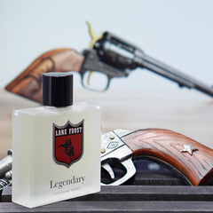 Lane Frost Legendary citrus topnotes deliver fresh mornings and confident everyday use.