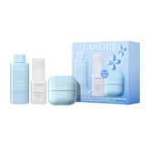 LANEIGE Daily Hydration Essential SetGentle Gel Cleanser closeup showing refreshing cleanse for hydrated skin