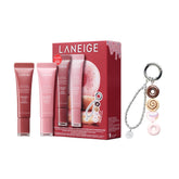 LANEIGE Glaze Craze Cinnamon Sugar serum bottle in mauve pink delivers daily hydration.