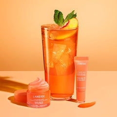 LANEIGE Lip Glowy Balm with Shea and Murumuru butter for hydration.