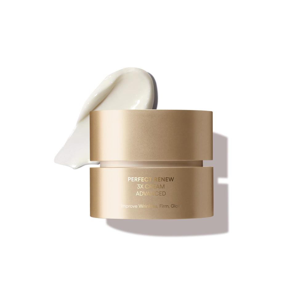 Laneige Perfect Renew 3X Cream jar showing rich texture for deep hydration.