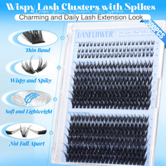 Lanflower C-curve lashes align with natural lash line for comfort.