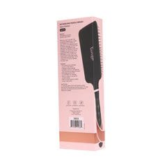 L'ANGE HAIR paddle brush with rounded bristle tips massaging the scalp.