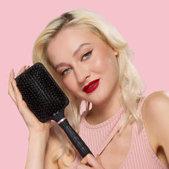 L'ANGE HAIR Detangling Paddle Brush frizz control smoothing flyaways and shine.