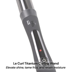 L'ANGE HAIR Le Curl 410°F heat setting for consistent results