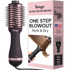 L'ANGE HAIR Le Volume 2-in-1 with oval barrel for fast, voluminous blowouts.