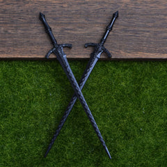 LANGHONG hair sticks with knot detailing adds cultural flair.