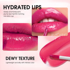 LANGMANNI brillo labial 12 tonos color intenso para realzar labios