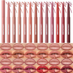 Langmanni delineador labial tonos naturales, definición diaria.