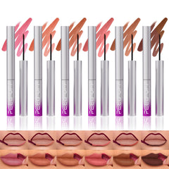 Conjunto LANGMANNI de delineadores labiales despegables en seis tonos para looks variados