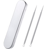 Lanties titanium lancet needle 2-pack for precise blemish extraction.