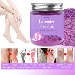 Lanwexy Lavender Foot Soak ingredients highlight natural oils for soothing moisture