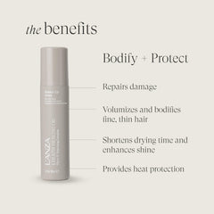 L’ANZA Keratin Healing Oil close-up highlights keratin and Abyssinian oil blend