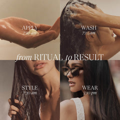 L’ANZA Keratin Healing Oil Conditioner smooth, glossy hair close-up after use.