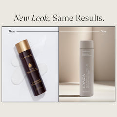 L’ANZA Keratin Healing Oil Conditioner pump top for easy daily use.