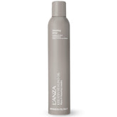 L’ANZA Keratin Healing Oil Finishing Spray bottle showing radiant shine and flexible hold