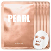 LAPCOS Pearl Sheet Mask packaging promises radiant skin and premium Korean beauty