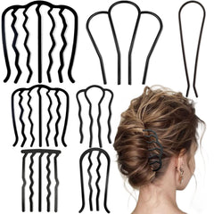 LAPOHI 7-piece metal hair side comb set for versatile updos