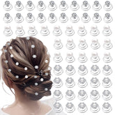 LAPOHI diamond-spiral hair stud for dazzling wedding hairstyles.