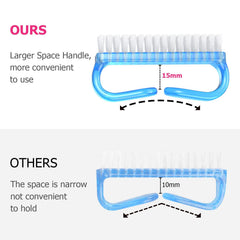 Larbois nail brush bristles detail highlighting flexible bristles for gentle scrubbing