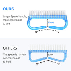 Larbois nail brush bristles offer flexible cleaning for fingertips