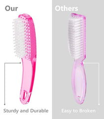 Larbois brush showing flexible bristles gentle on skin while scrubbing