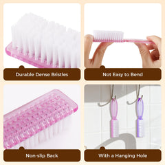 Larbois heavy-duty bristles nail brush for stubborn grime around nails.