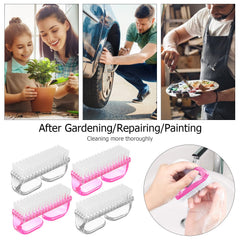 Larbois travel-size nail brush fits in your bag for on-the-go cleaning.