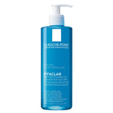 La Roche-Posay Effaclar purifying foaming gel bottle helps control excess oil.