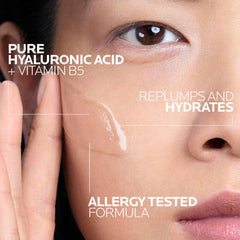 La Roche-Posay Hyalu B5 serum texture close-up showing rich hydration.
