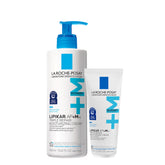 La Roche-Posay Lipikar AP+MAX cream jar showing triple repair for dry skin.