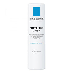 La Roche-Posay Nutritic bálsamo labial en stick para labios muy secos, hidrata suavemente.